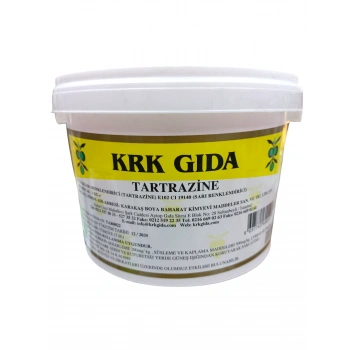 Sarı Gıda Boyası Toz Tartrazine E 102