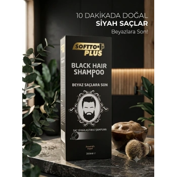 Softto Plus Siyah Saç Boyası Şampuanı