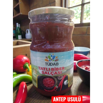 Gaziantep Usulü Tatlı Biber Salçası 700 Gr