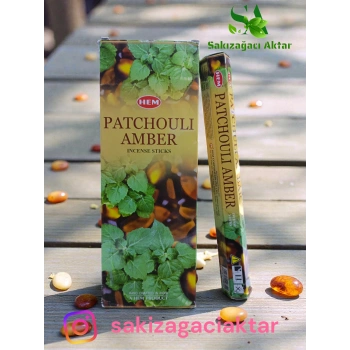 Hem Tütsü Paçuli & Amber 20 Çubuk