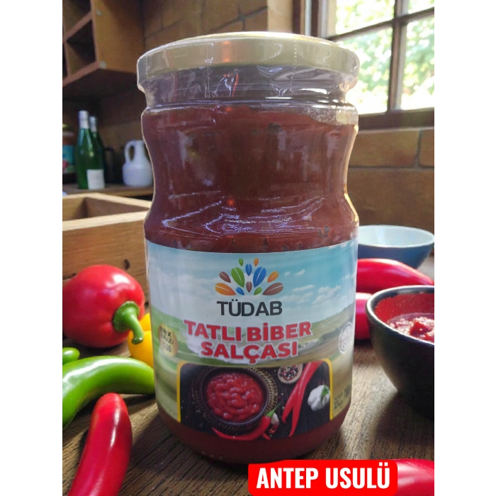 Gaziantep Usulü Tatlı Biber Salçası 700 Gr