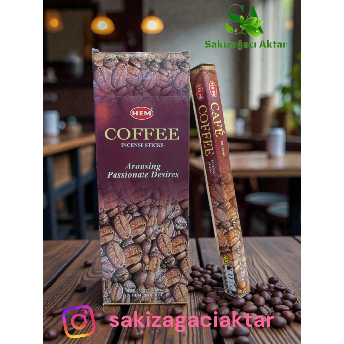 Hem Tütsü Kahve 20 Çubuk