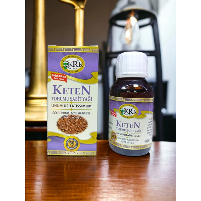 Krk Gıda Keten Tohumu Yağı 50 ML