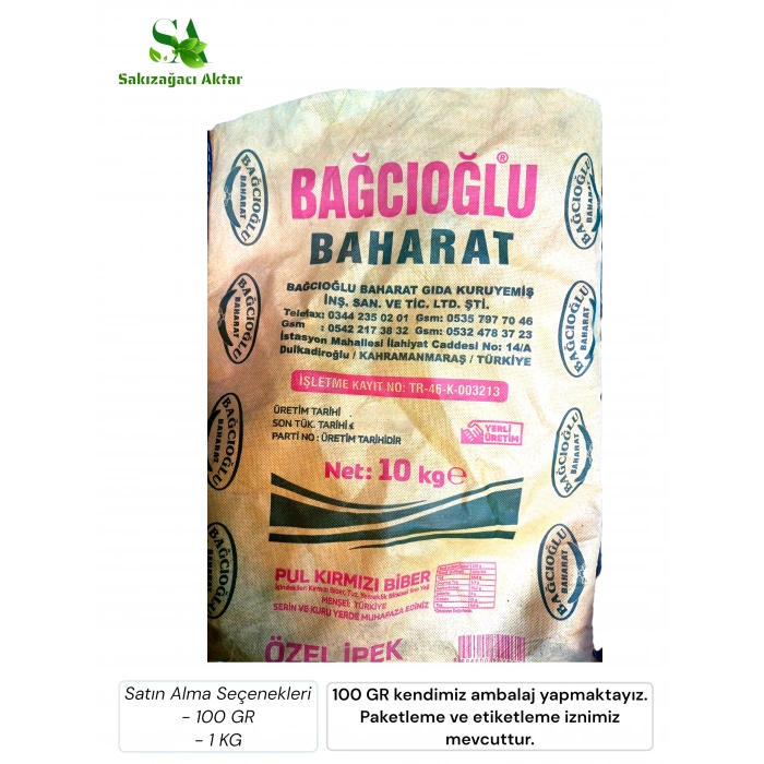 Pul Biber İpek Orta Acı 100 Gr