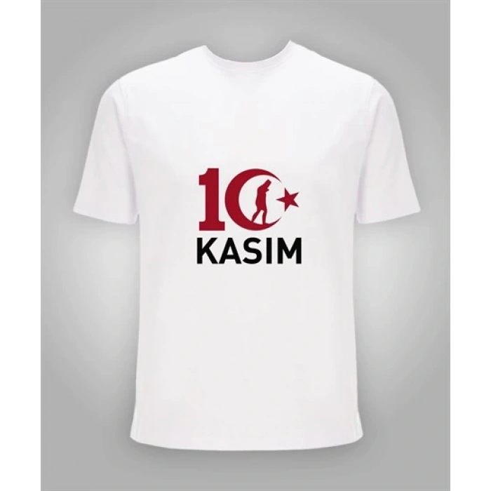 10 Kasım Baskılı Tişört