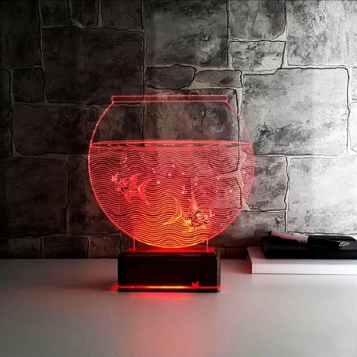 3D Akvaryum Led Lamba PL LMB 30