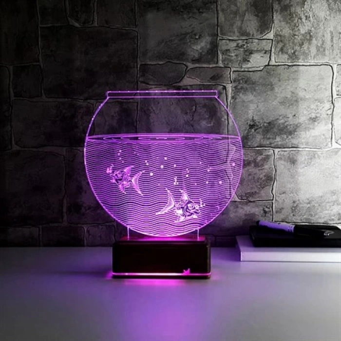 3D Akvaryum Led Lamba PL LMB 30