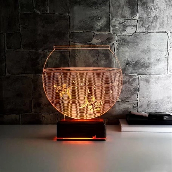 3D Akvaryum Led Lamba PL LMB 30