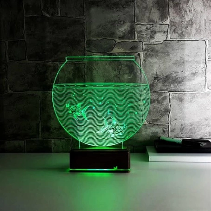 3D Akvaryum Led Lamba PL LMB 30