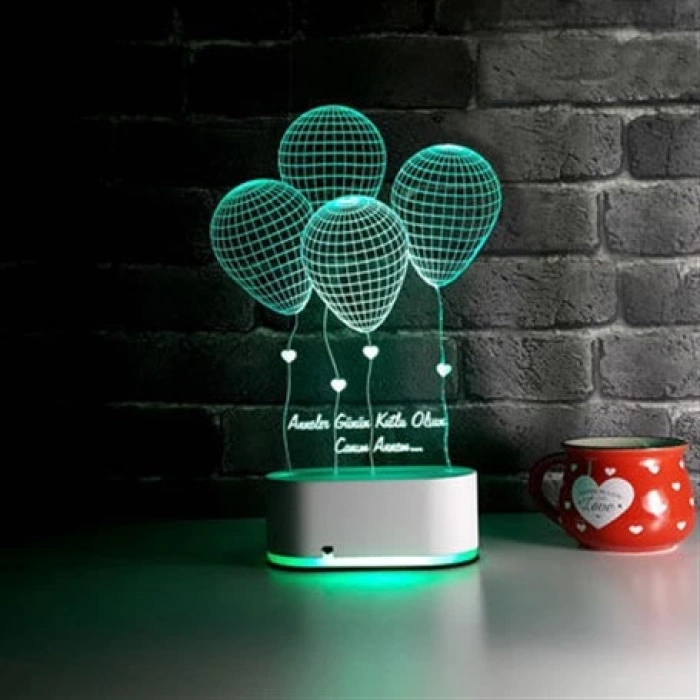 3D Balonlu Lamba PL LMB 11