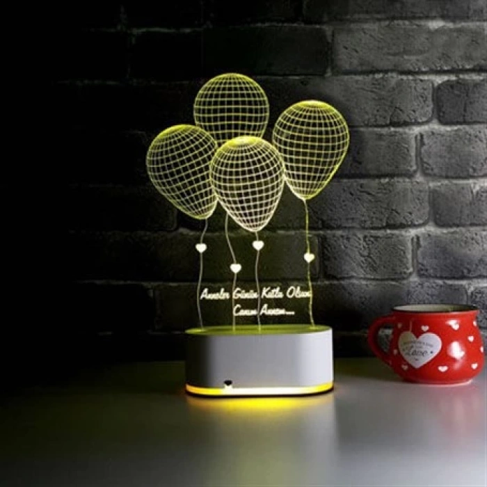3D Balonlu Lamba PL LMB 11