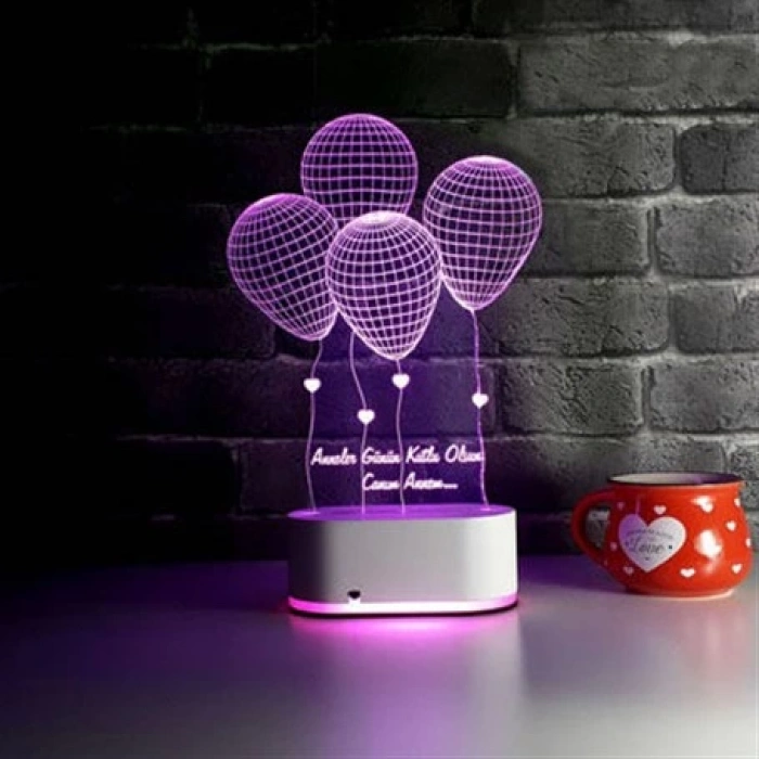 3D Balonlu Lamba PL LMB 11