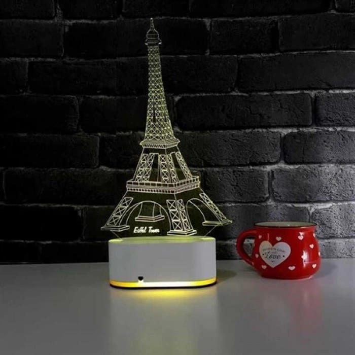 3D Eyfel Kulesi Lamba PL LMB 07