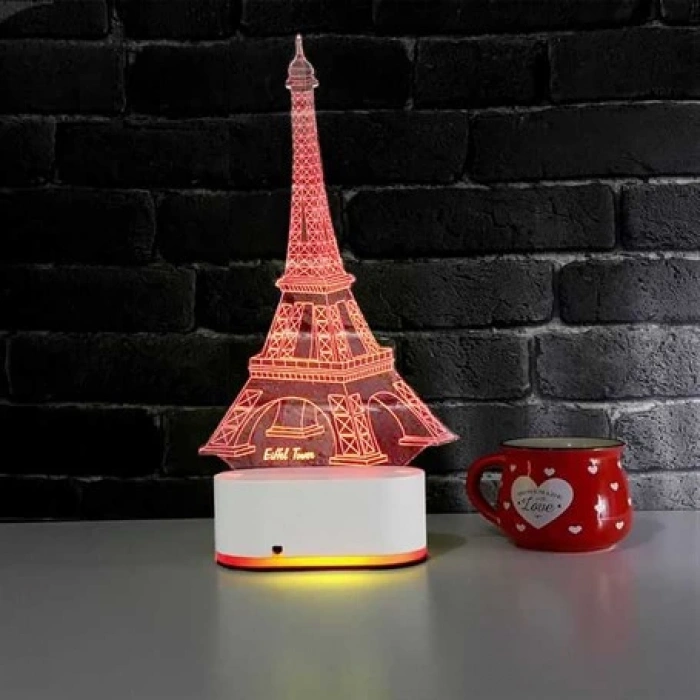 3D Eyfel Kulesi Lamba PL LMB 07