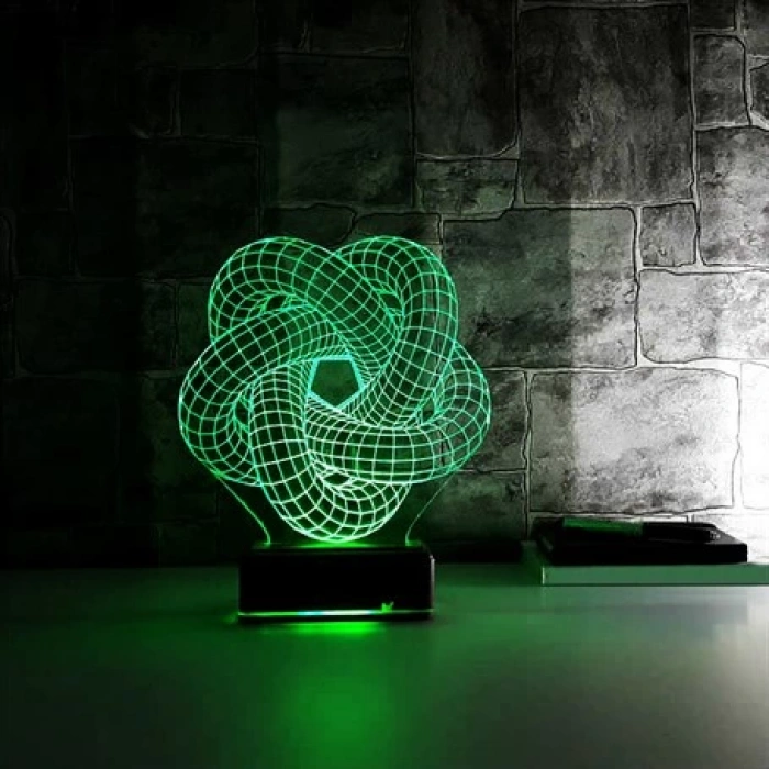 3D Geometrik Lamba PL LMB 13