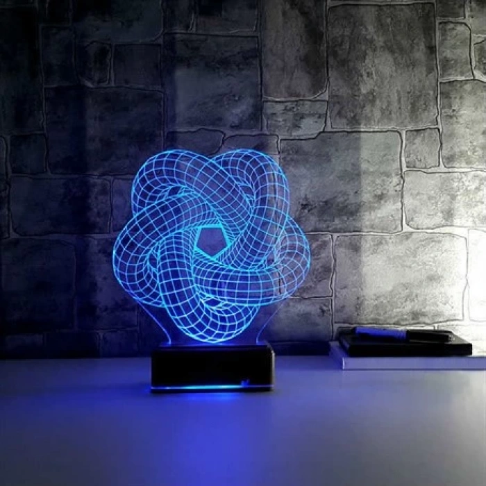 3D Geometrik Lamba PL LMB 13