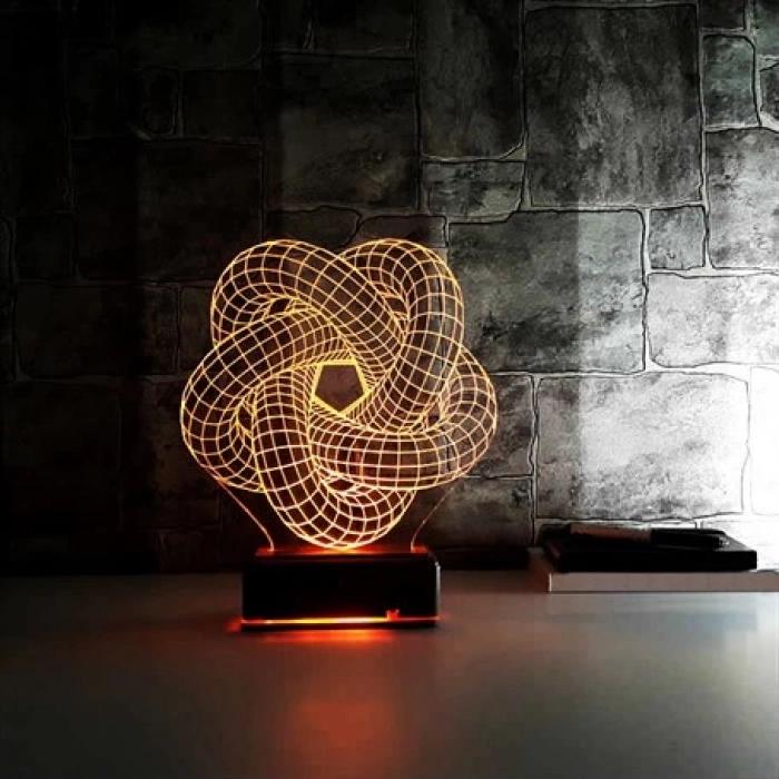 3D Geometrik Lamba PL LMB 13