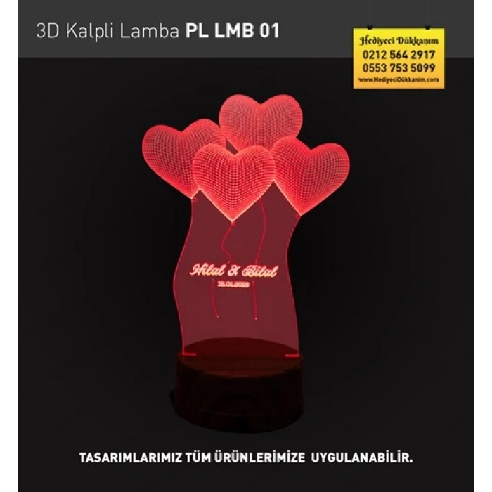 3D Kalpli Lamba PL LMB 01