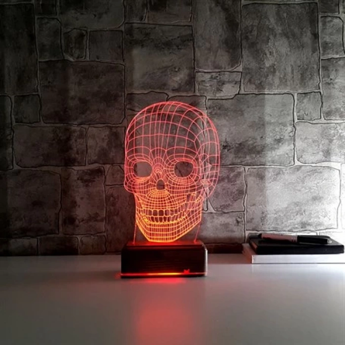 3D Kuru Kafa Led Lamba PL LMB 37