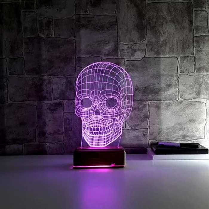 3D Kuru Kafa Led Lamba PL LMB 37