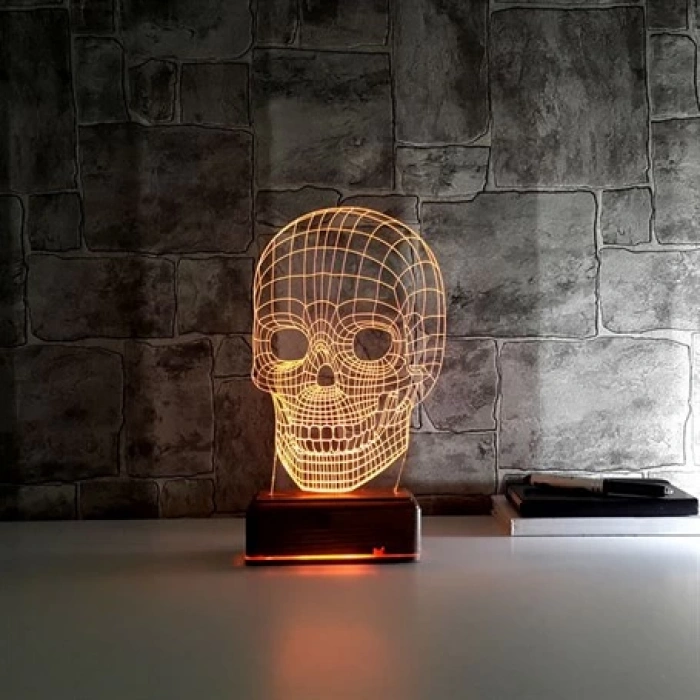 3D Kuru Kafa Led Lamba PL LMB 37
