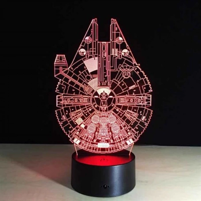 3D Millennium Falcon Lamba PL LMB 03