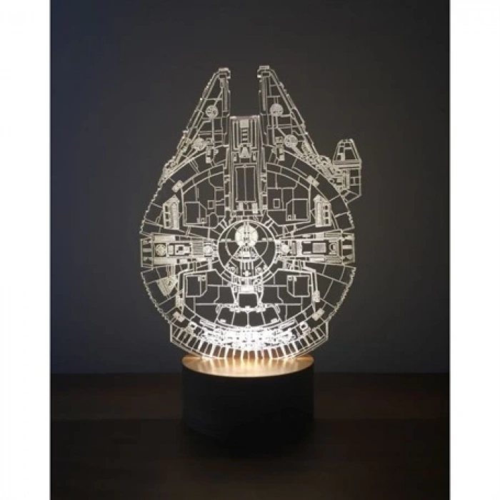 3D Millennium Falcon Lamba PL LMB 03