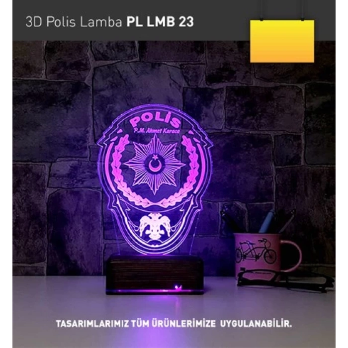 3D Polis Led Lamba PL LMB 23