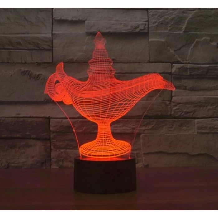 3D Sihirli Led Lamba PL LMB 40