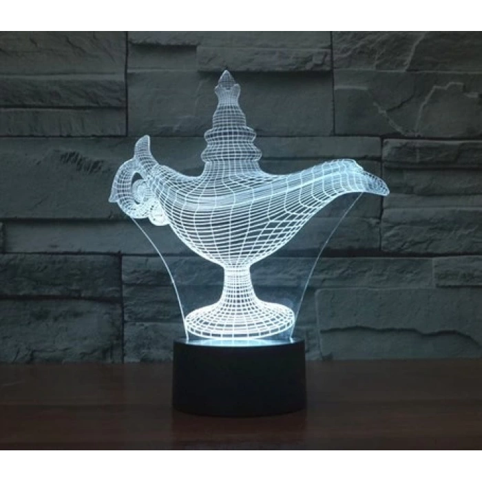 3D Sihirli Led Lamba PL LMB 40