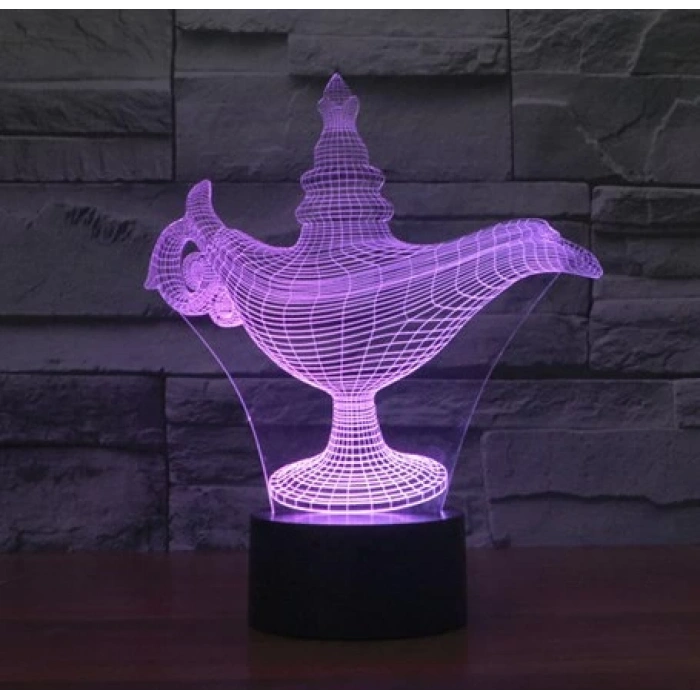 3D Sihirli Led Lamba PL LMB 40