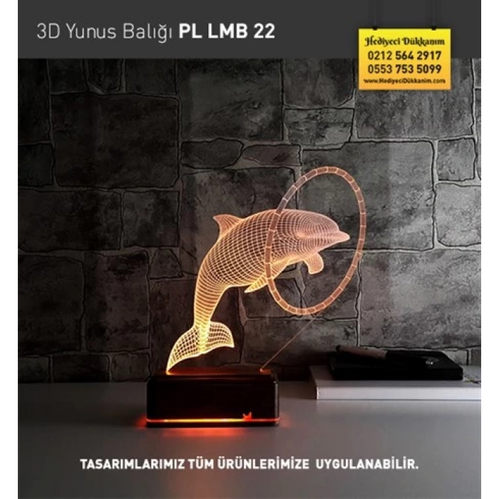 3D Yunus Balığı PL LMB 22
