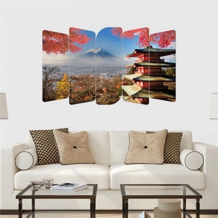 5 Parçalı Ahşap Tablo