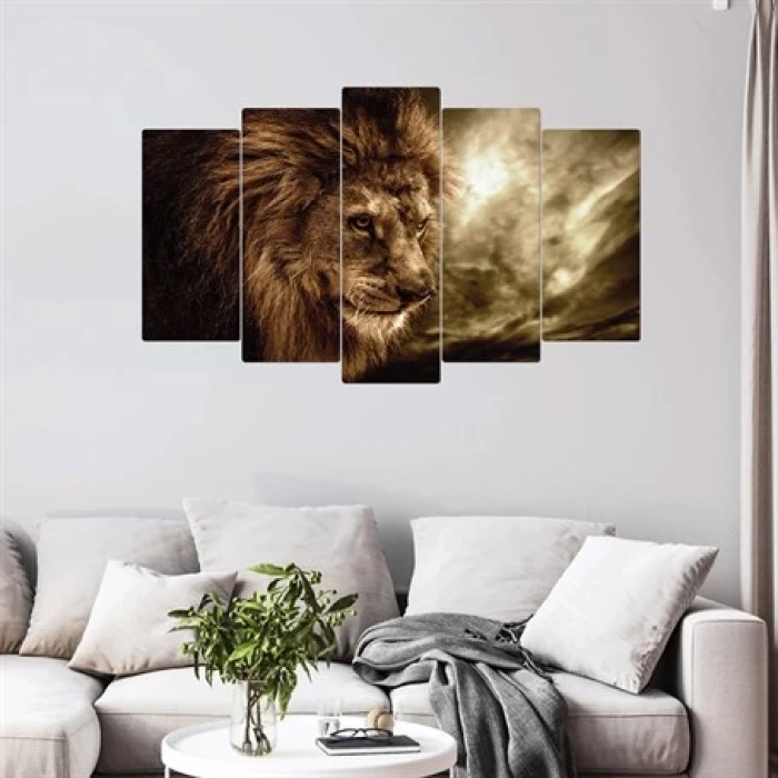 5 Parçalı Ahşap Tablo