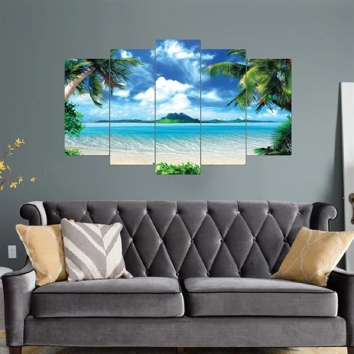 5 Parçalı Ahşap Tablo