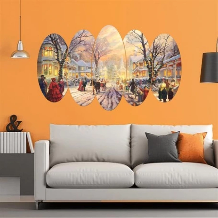 5 Parçalı Ahşap Tablo