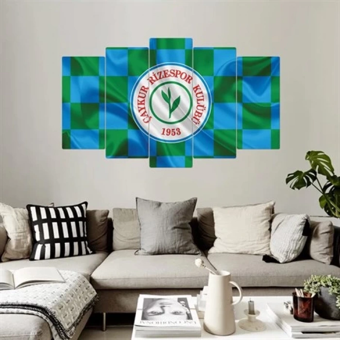 5 Parçalı Ahşap Tablo