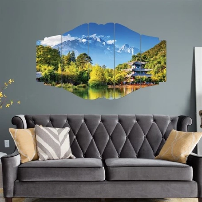 5 Parçalı Ahşap Tablo