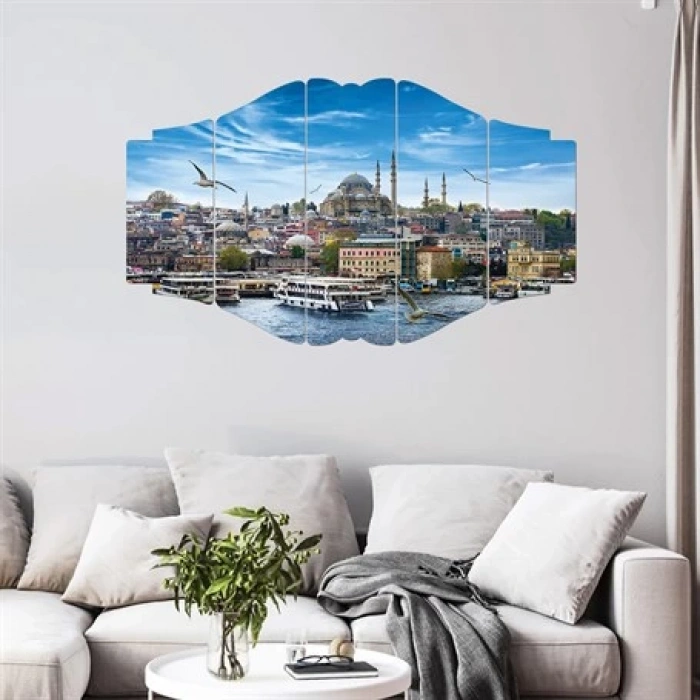 5 Parçalı Ahşap Tablo