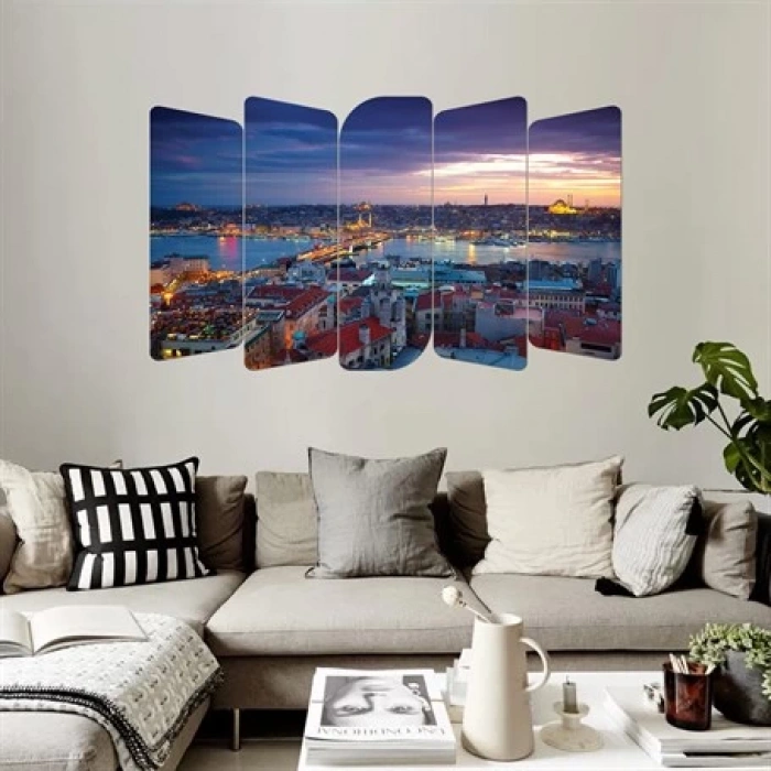 5 Parçalı Ahşap Tablo