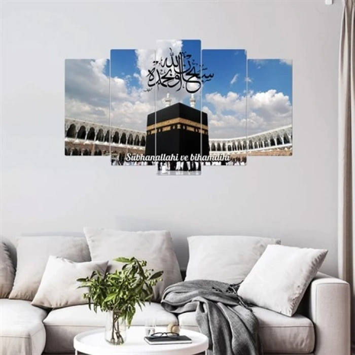 5 Parçalı Ahşap Tablo