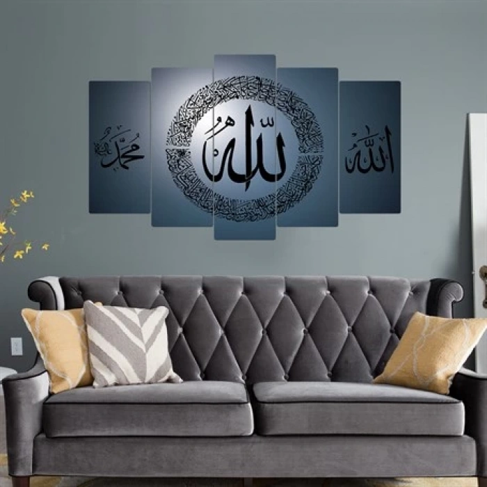 5 Parçalı Ahşap Tablo