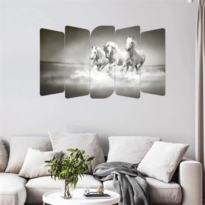 5 Parçalı Ahşap Tablo