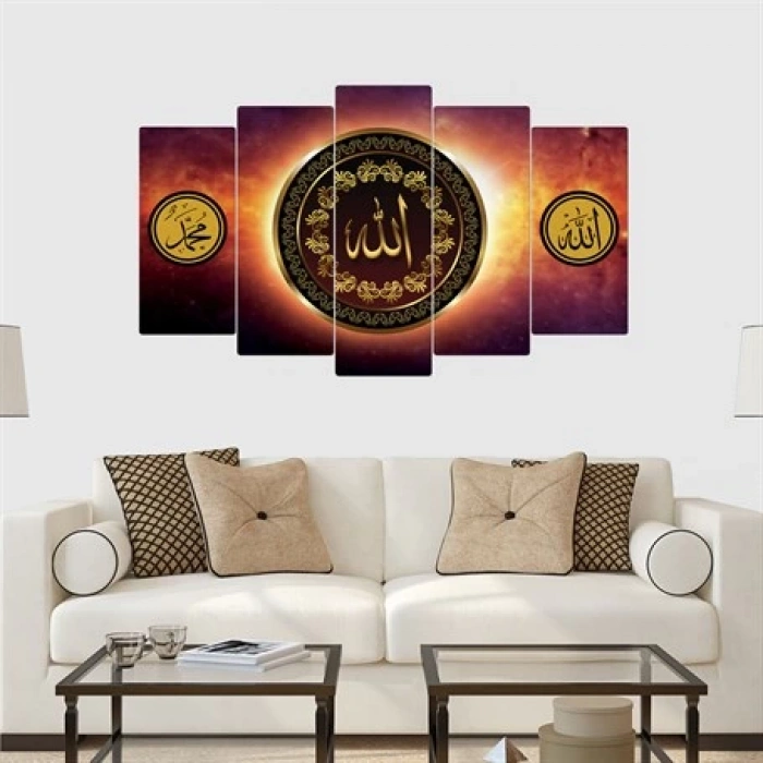 5 Parçalı Ahşap Tablo