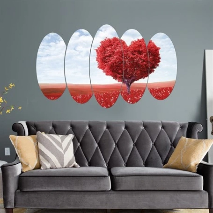 5 Parçalı Ahşap Tablo