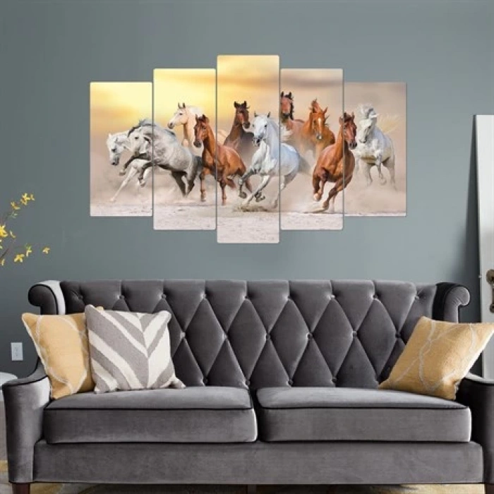 5 Parçalı Ahşap Tablo