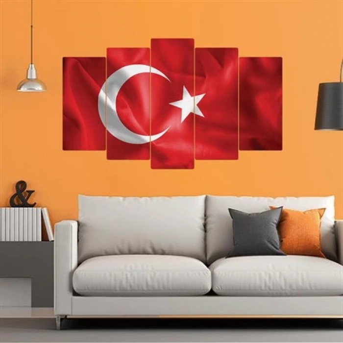 5 Parçalı Ahşap Tablo