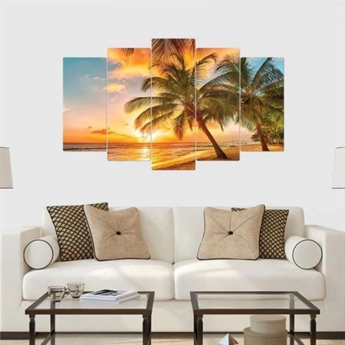 5 Parçalı Ahşap Tablo