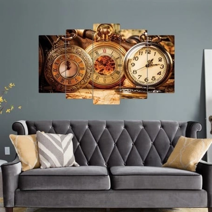 5 Parçalı Ahşap Tablo