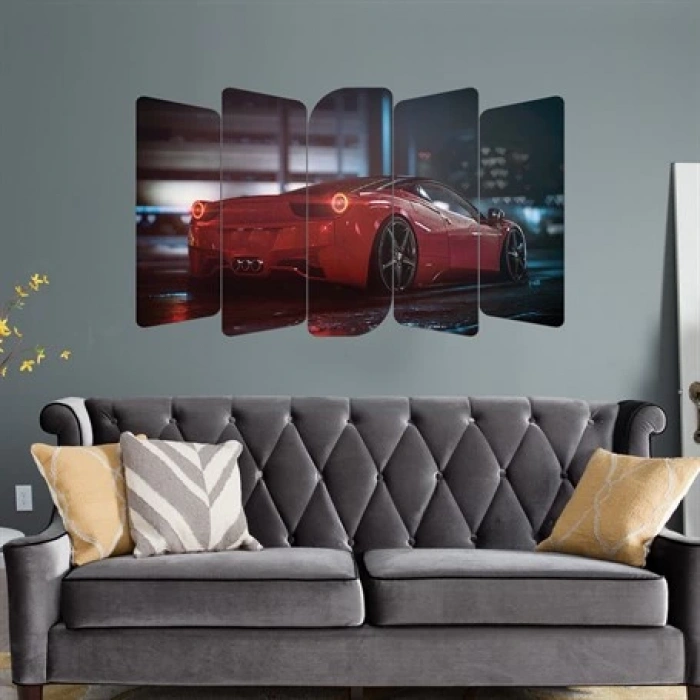 5 Parçalı Ahşap Tablo